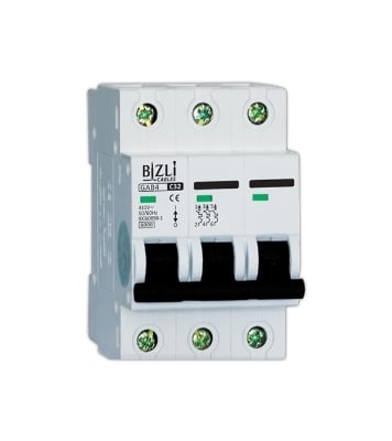 Bizli Circuit Breaker 3P 20A C 6KA at Best Price In Bangladesh