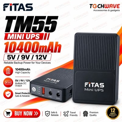 Picture of FiTAS TM55 DC Mini UPS 5V 9V 12V Output