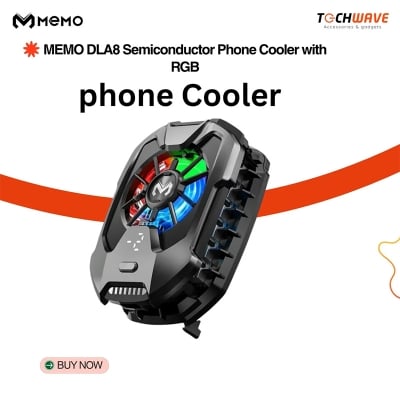 Picture of MEMO DLA8 Semiconductor Phone Cooler with RGB
