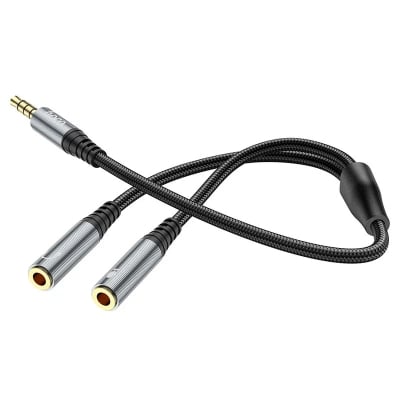 Picture of Hoco UPA21 2 in 1 Male to Female Headset Audio Adapter Cable