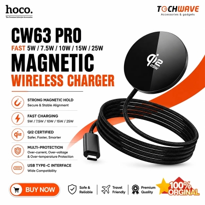 Picture of Hoco CW63 Pro Fast Qi2.2 Magnetic Wireless Charger