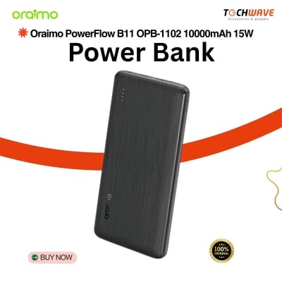 Picture of oraimo PowerFlow B11 10000mAh TYPE-C Power Bank