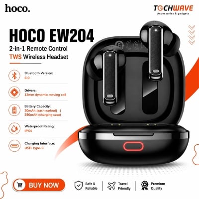 Picture of HOCO EW204 2-in-1 Remote Control TWS Wireless Headset