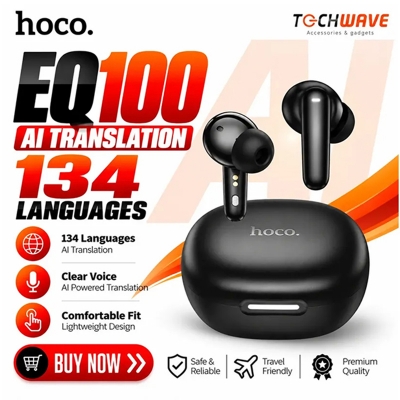 Picture of EQ100 Intelligent AI translation headset(App)