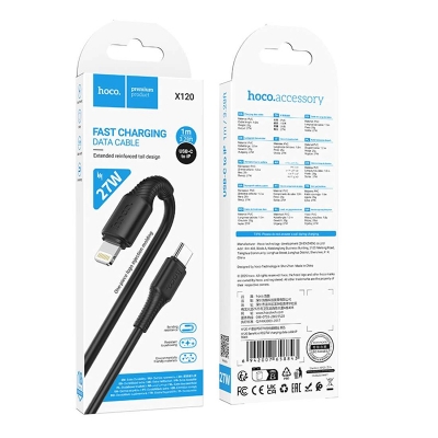 Picture of HOCO Data Cable X120 PD 20W Type-C to Lightning - Black