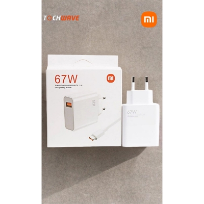 Picture of Xiaomi 67W USB-A Quick Charger Adapter with Type-C Cable