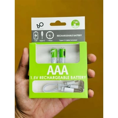 Picture of AAA Rechargeable Battery, SmarToools RB20 AAA 1.5V 750 mWh Rechargeable Battery - 2 Pcs Set