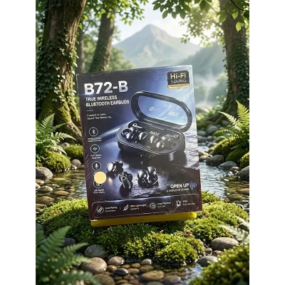 Picture of B72-B True Wireless Bluetooth Earbuds.