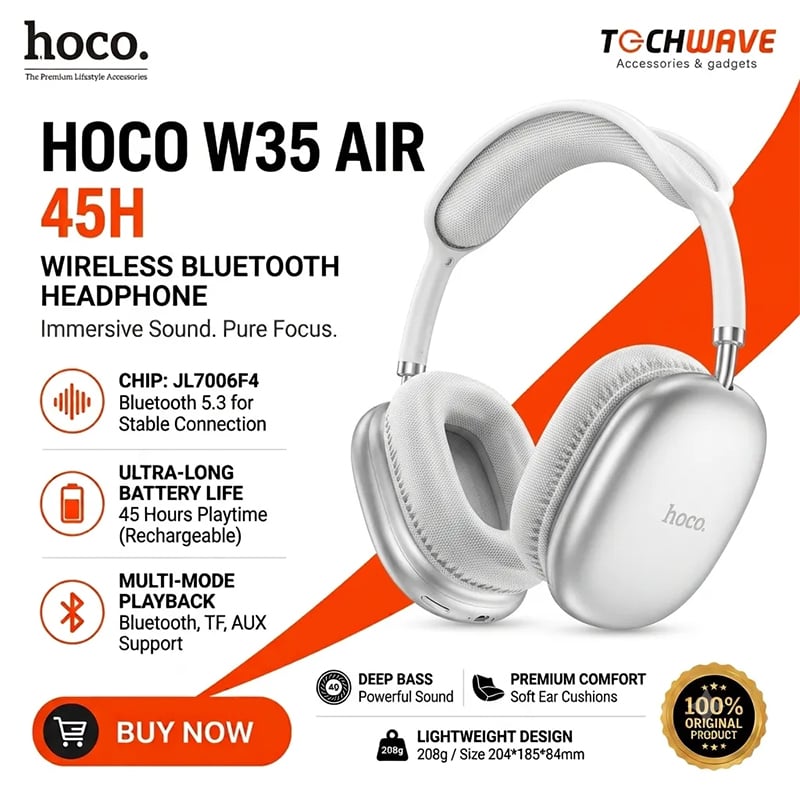 Picture of Hoco W35 Air Wireless Headphone