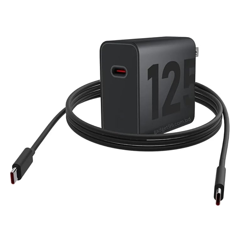 Picture of Motorola TurboPower 125W Wall Charger with 6.5 Amp USB-C Cable