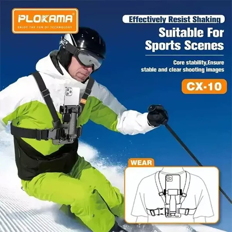 Picture of PLOKAMA CX-10 Chest Mount Phone Holder