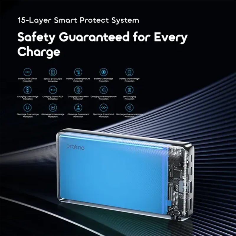 Picture of oraimo PowerFlow B11 10000mAh TYPE-C Power Bank