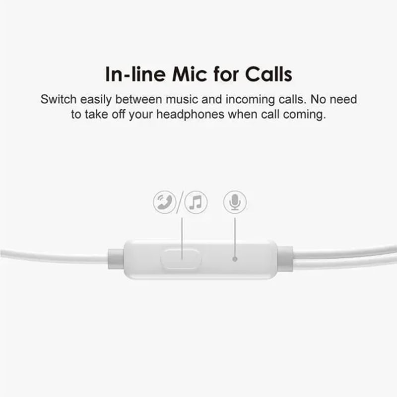 Picture of oraimo Halo 2S Half In-Ear Wired Headphones