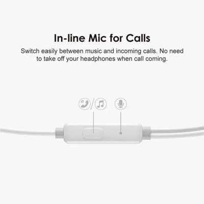 Picture of oraimo Halo 2S Half In-Ear Wired Headphones