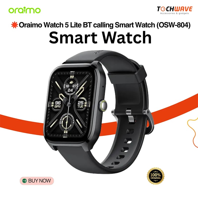 Picture of Oraimo Watch 5 Lite BT calling Smart Watch (OSW-804)