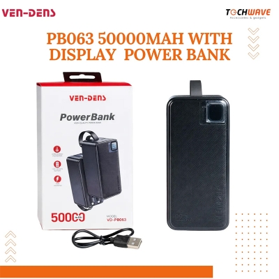 Picture of VEN-DENS VD-PB063 50000mAh High Capacity Fast Charging Power Bank