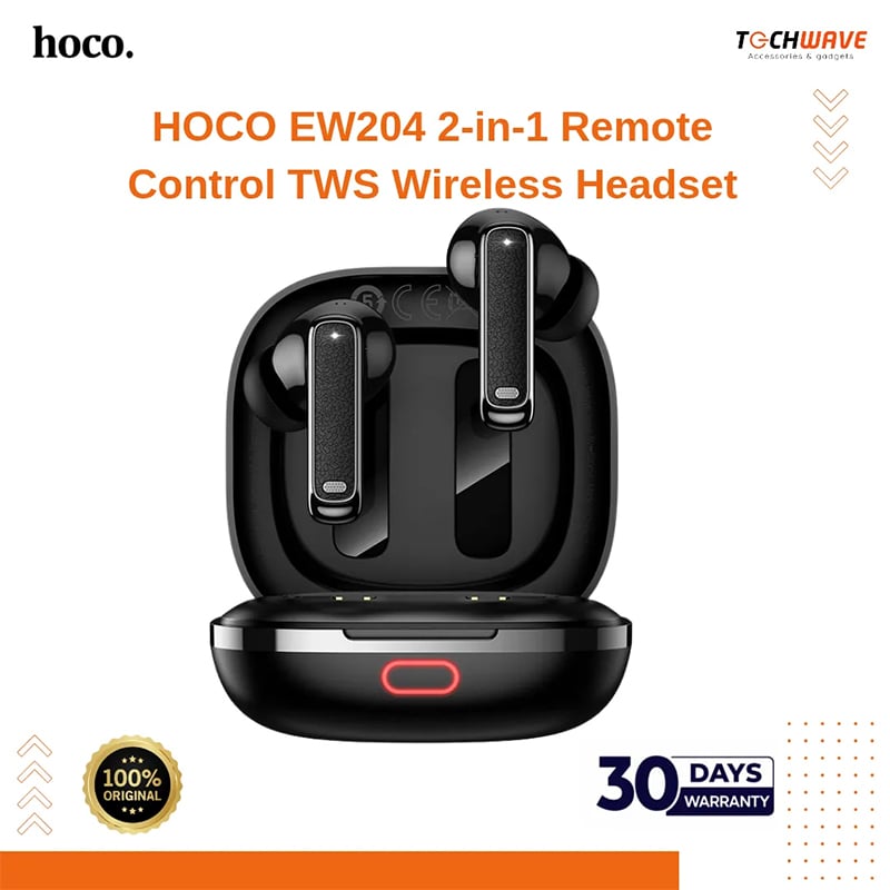 Picture of HOCO EW204 2-in-1 Remote Control TWS Wireless Headset