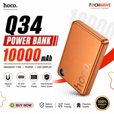 Picture of Q34 Clever Magnetic Wireless Power Bank 10000mAh with LED Display & 20W Fast Charging