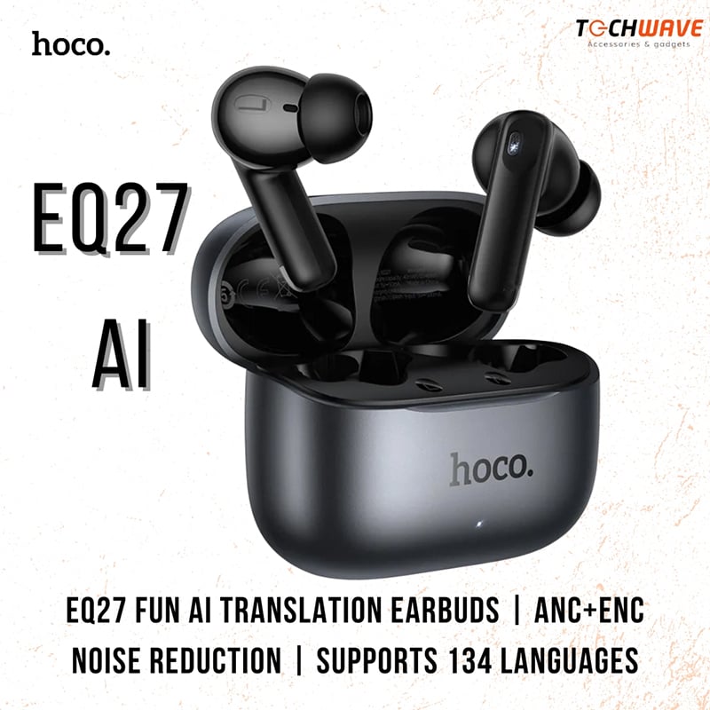 Picture of HOCO EQ27 AI Translation Earbuds (ANC+ENC)