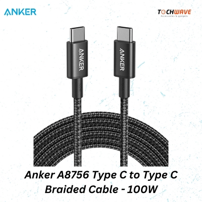 Picture of Anker A8756 Type C to Type C Braided Cable - 100W