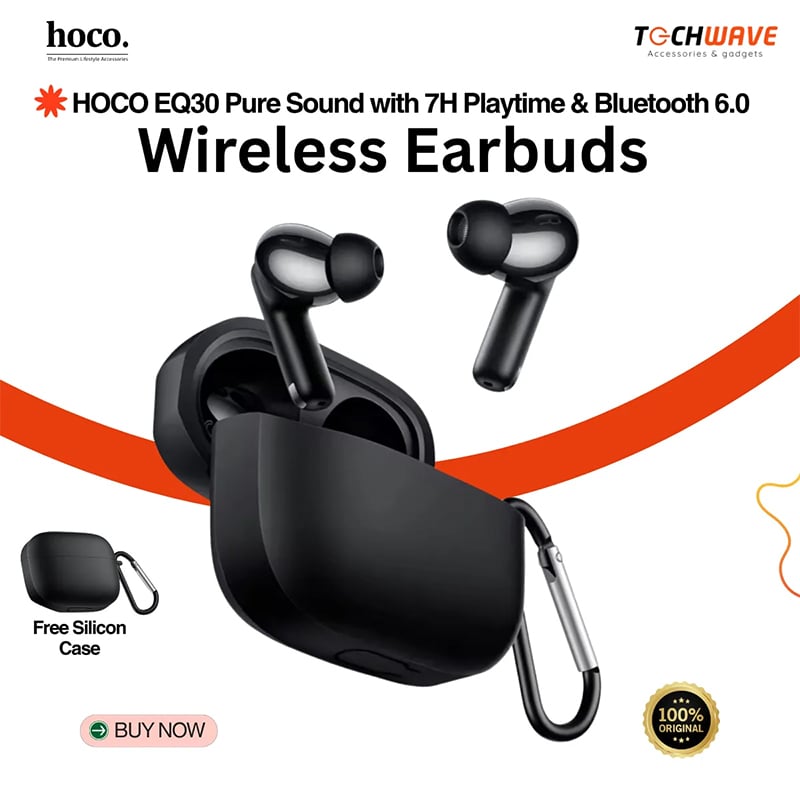Picture of HOCO EQ30 Pure Sound with 7H Playtime & Bluetooth 6.0