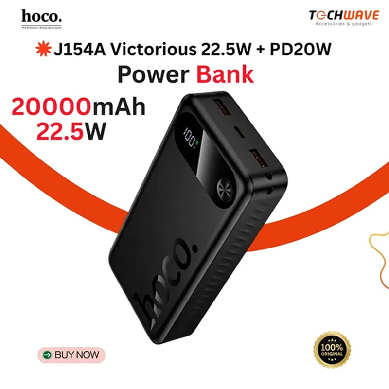 Picture of Hoco J154A Power Bank – 20000mAh