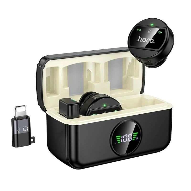 Picture of L22 Bright 2-in-1 Wireless Microphone (iPhone/Type-C) – ENC Noise Reduction, 2-in-1 Receiver, 5–6 Hours Use Time