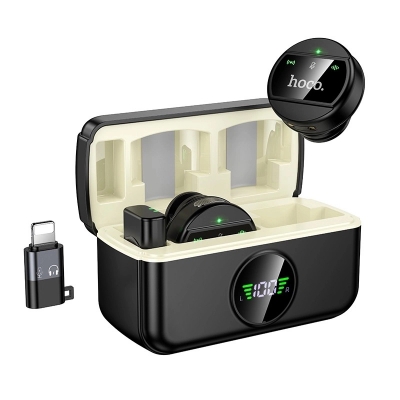 Picture of L22 Bright 2-in-1 Wireless Microphone (iPhone/Type-C) – ENC Noise Reduction, 2-in-1 Receiver, 5–6 Hours Use Time