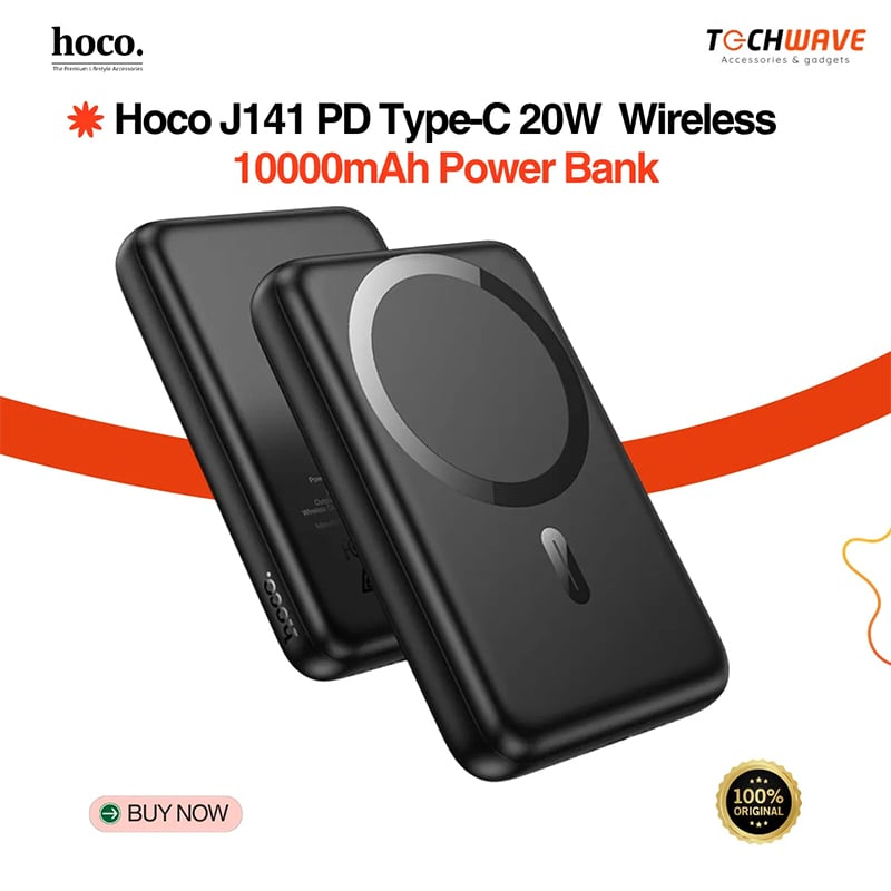 Picture of Hoco J141 Magnetic Wireless Charging Power Bank