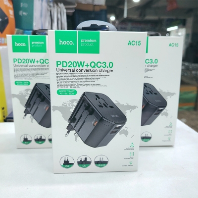 Picture of Hoco AC15 Walker 3-Port PD20W Universal Conversion Charger