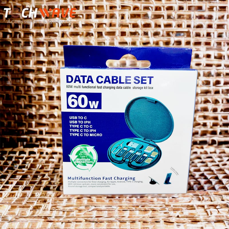 Picture of 60W Multifunction Fast Charging Data Cable Set
