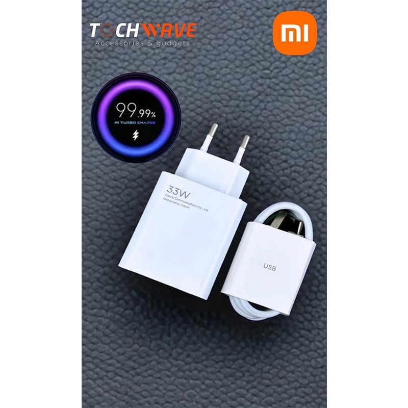 Picture of Mi 33W Quick Charge 3.0 Turbo Charger Adapter – USB to Type‑C
