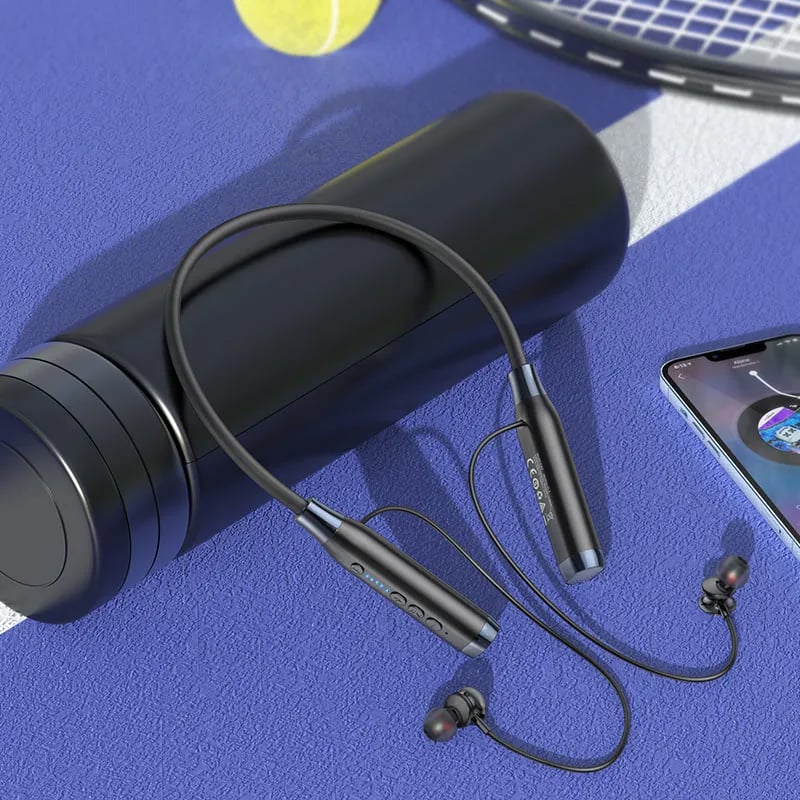 Picture of Hoco ES62 Pretty Neckband Bluetooth Earphone 120 Hours Use Time Dual Play Mode Neckband Long Time Standb