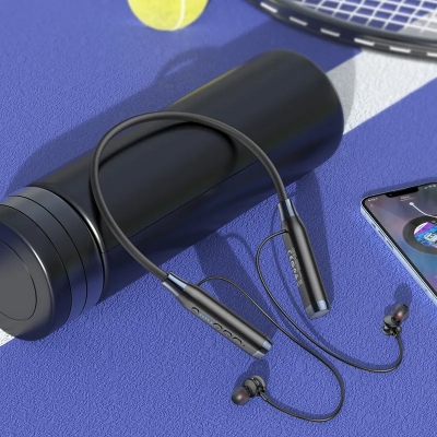 Picture of Hoco ES62 Pretty Neckband Bluetooth Earphone 120 Hours Use Time Dual Play Mode Neckband Long Time Standb