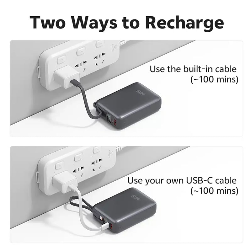 Picture of QCY PB20A 45W PD Fast Charge Power Bank - 20000mAh