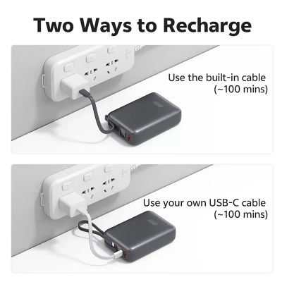 Picture of QCY PB20A 45W PD Fast Charge Power Bank - 20000mAh