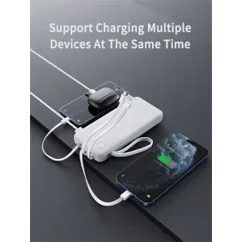 Picture of VEN-DENS 4 in 1 POWERBANK 10000MAH WITH CABLE BLACK VD-PB058