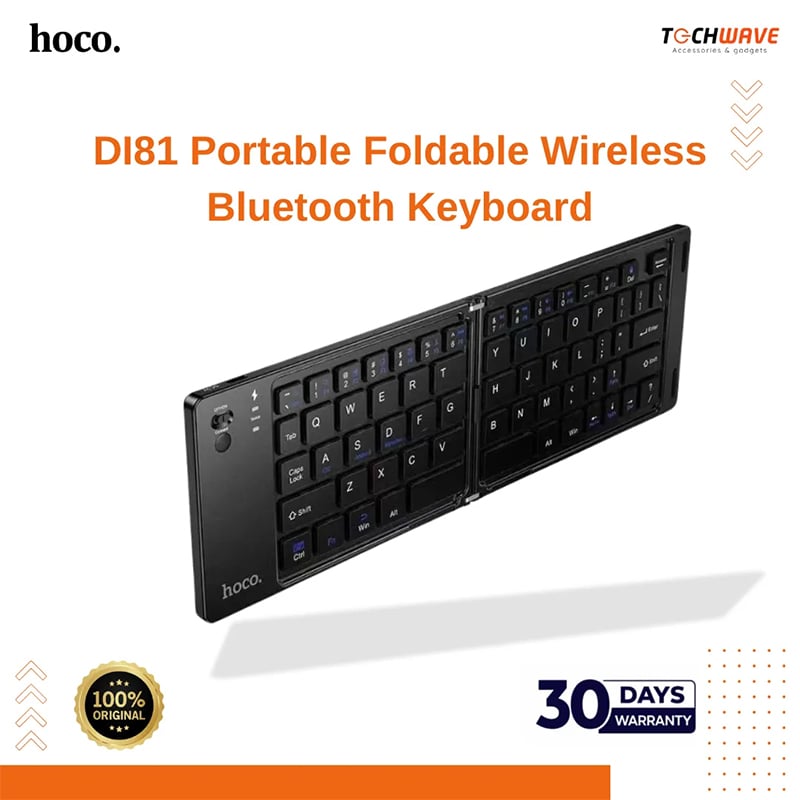 Picture of DI81 Portable Foldable Wireless Bluetooth Keyboard
