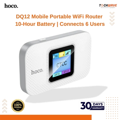 Picture of DQ12 Mobile Portable WiFi Router | 10-Hour Battery | Connects 6 Users