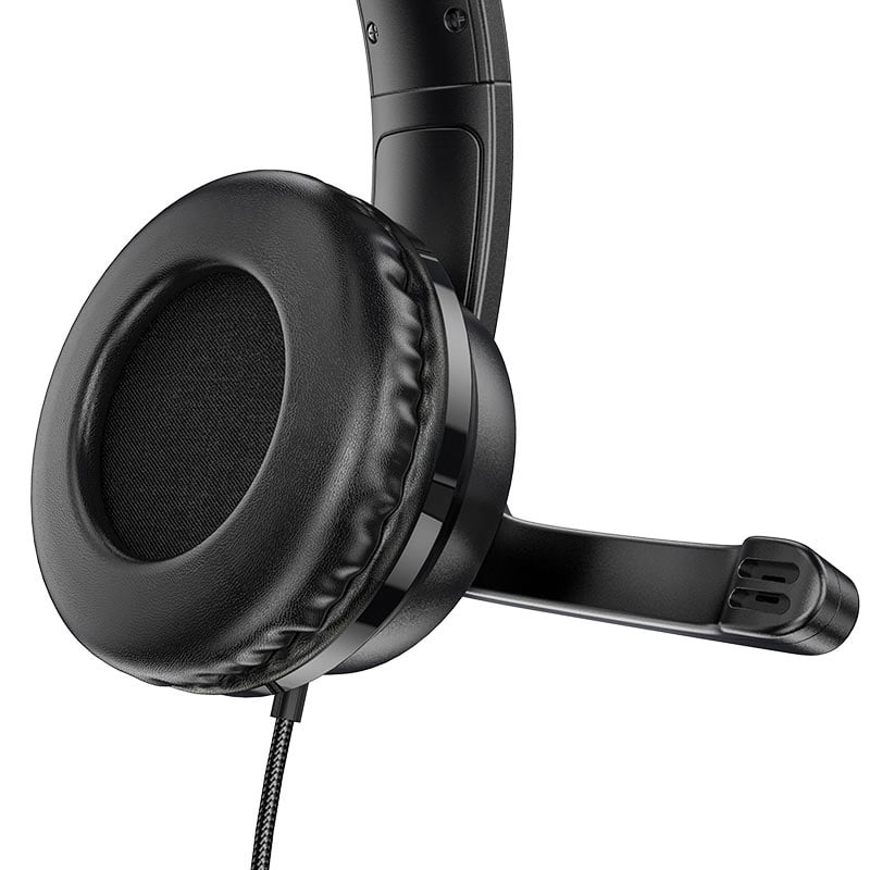 Picture of W103 Gaming Wired Headphones – 40mm Drivers | Omnidirectional Mic | 3.5mm Plug