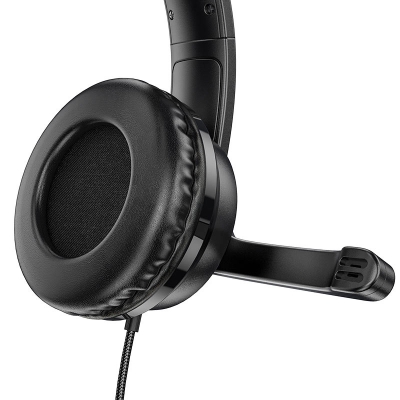 Picture of W103 Gaming Wired Headphones – 40mm Drivers | Omnidirectional Mic | 3.5mm Plug
