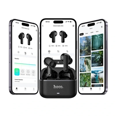 Picture of Hoco EQ35 Rhyme True Wireless Earbuds with ANC+ENC | Bluetooth 5.4 | Smart App Support