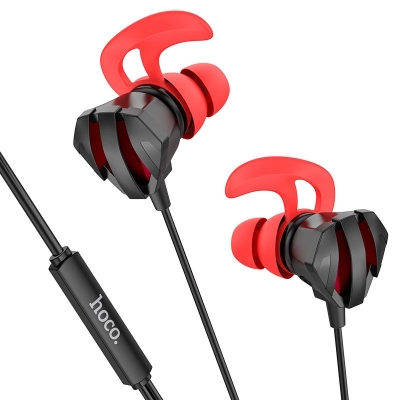 Picture of Hoco M105 Sharp Wired Gaming Earphones – 3.5mm AUX, Detachable HD Mic, 1.2m Cable