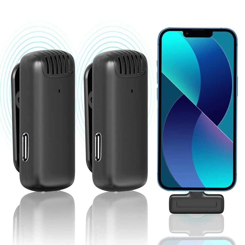 Picture of Ulanzi J12 Wireless Lavalier Microphone for iPhone iPad Android