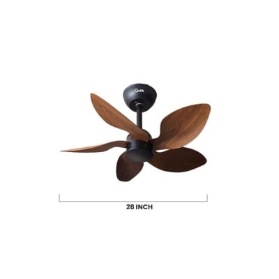Picture of Qulik Flora 28"- Modern Decorative Silent ABS Blade with Remote Ceiling Fan | Free delivery