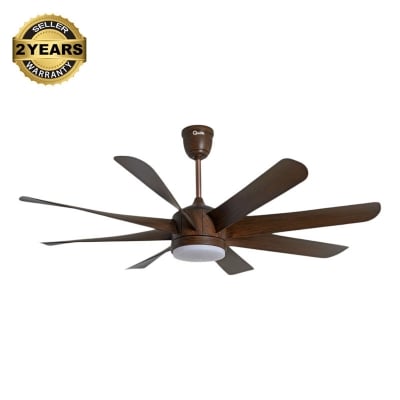 Picture of Qulik Helix UL 60"- Modern Decorative Silent ABS Blade Under light with Remote Ceiling Fan  | Free Delivery