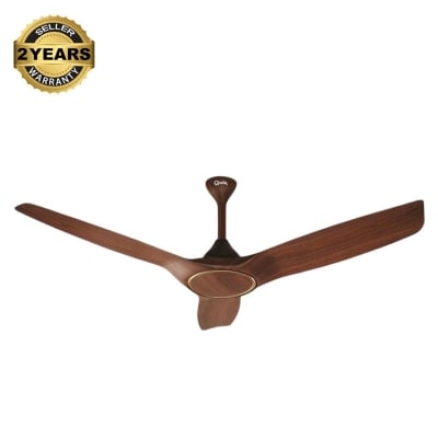 Picture of Qulik Aerovane 52" Modern Decorative Silent ABS Blade Remote Under Light Ceiling Fan (Dark Wooden) Q-6572-DW-UL | Free Delivery