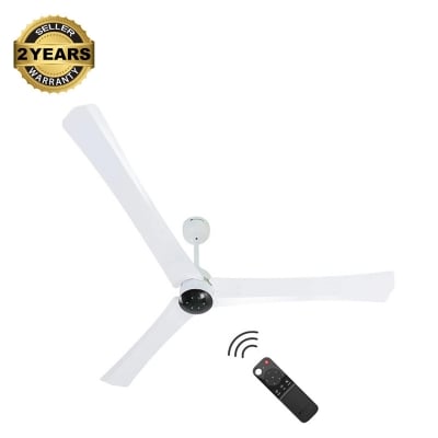 Picture of Atomberg Renesa+ 56" 35W BLDC motor Energy Saving Anti-Dust Speed Indicator Light Ceiling Fan with Remote Control (Pearl White) | Free Delivery-White