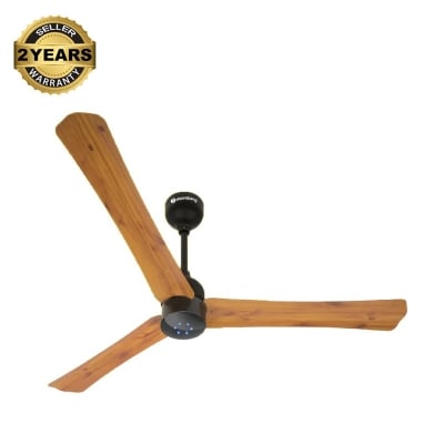 Picture of Atomberg Renesa+ 56" 35W BLDC motor Energy Saving Anti-Dust Speed Indicator Light Ceiling Fan with Remote Control | Free Delivery-Golden oakwood