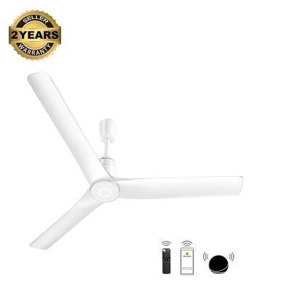 Picture of Atomberg Aris Contour Smart 48" BLDC Ceiling Fan (Marble White) | Free Delivery-Marble White